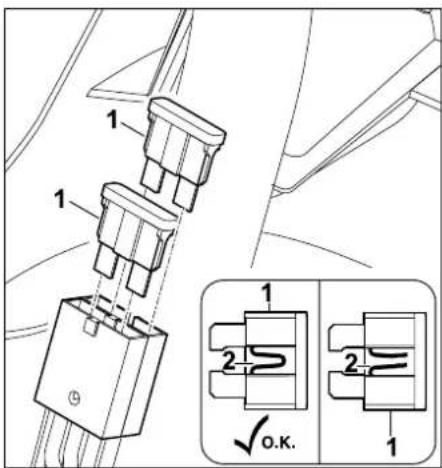 STIHL RT 4082 - Fusibles enchufables: - 1