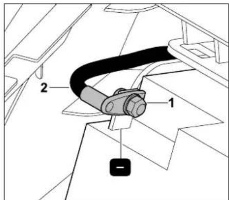 STIHL RT 4082 - Stacco della batteria: - 1