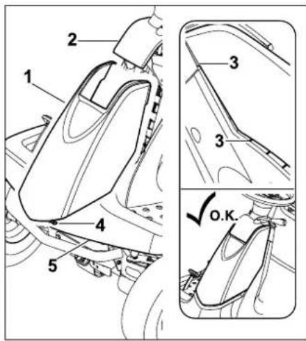 STIHL RT 4082 - Afdekking stuurkolom monteren - 1