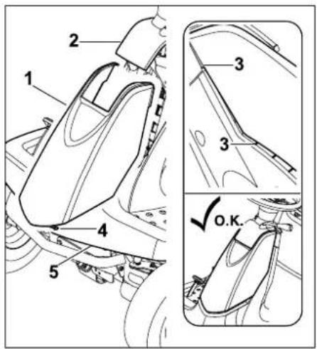 STIHL RT 4082 - Montar la cubierta de la columna de direccion - 1