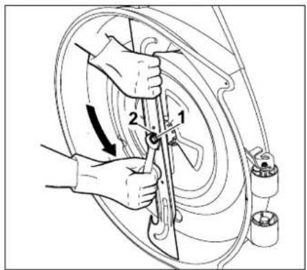 STIHL RT 4082 - Mähmesser demontieren - 1