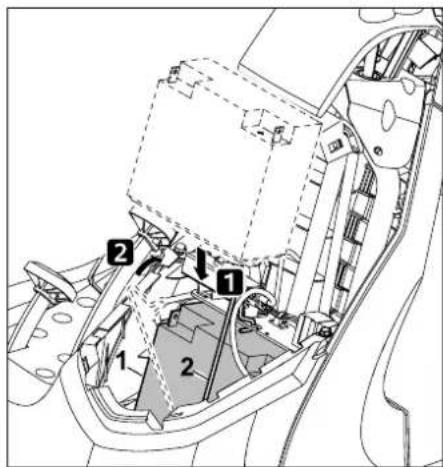 STIHL RT 4082 - Montar la bateria: - 1