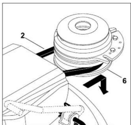 STIHL RT 4082 - Desengatar a correa trapezoidal - 2