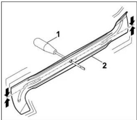 STIHL RT 4082 - Checking the balance of the mowing blade - 1