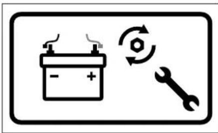 STIHL RT 4082 - Branchement de la batterie : - 1