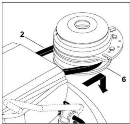STIHL RT 4082 - Detaching the V-belt - 2
