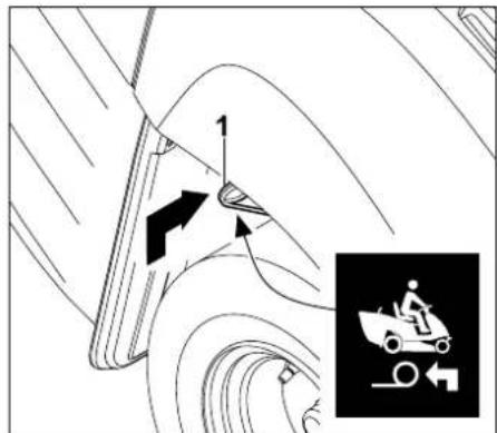 STIHL RT 4082 - Engaging the gearbox - 1