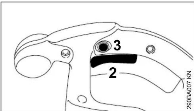 STIHL SHE 71 - Apparaat uitschakelen - 1