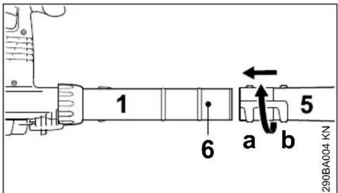 STIHL SHE 71 - Blaas-/zuigmond monteren - 1