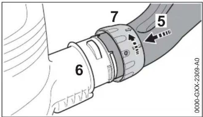 STIHL SHE 71 - Kniestuk monteren - 3