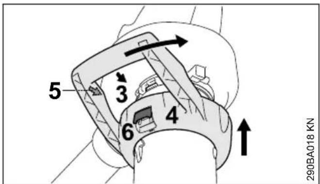STIHL SHE 71 - Montaggio del tubo di aspirazione - 3