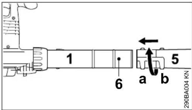 STIHL SHE 71 - Mounting the Nozzle - 1