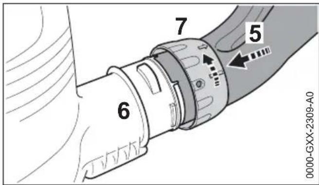 STIHL SHE 71 - Assemblage de l'aspiro-broyeur - 1