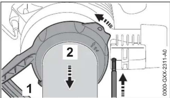 STIHL SHE 71 - Zuigpijp demonteren - 1
