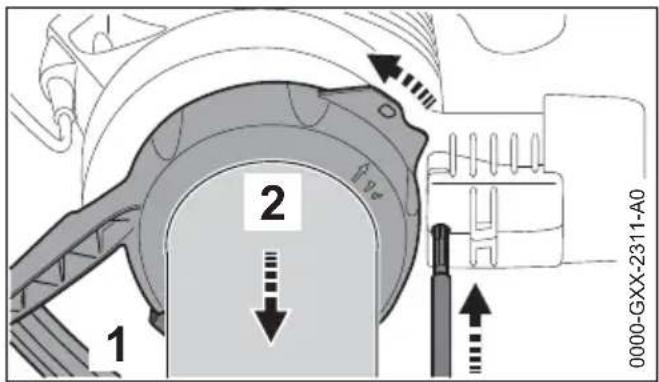 STIHL SHE 71 - Saugrohr demontieren - 1