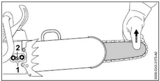 STIHL MS 462 CM R - Tension de la chaîne - 1