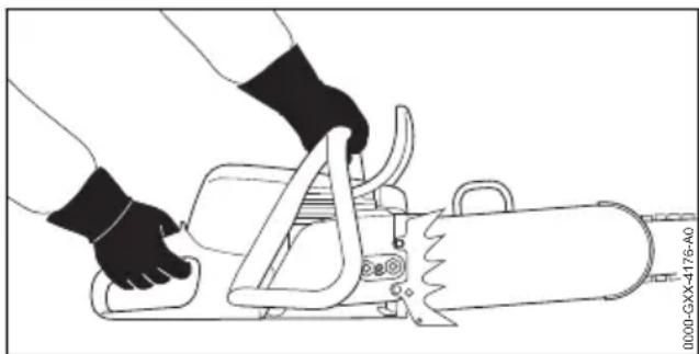 STIHL MS 462 CM R - Prise en mains et utilisation de la tronçonneuse - 1