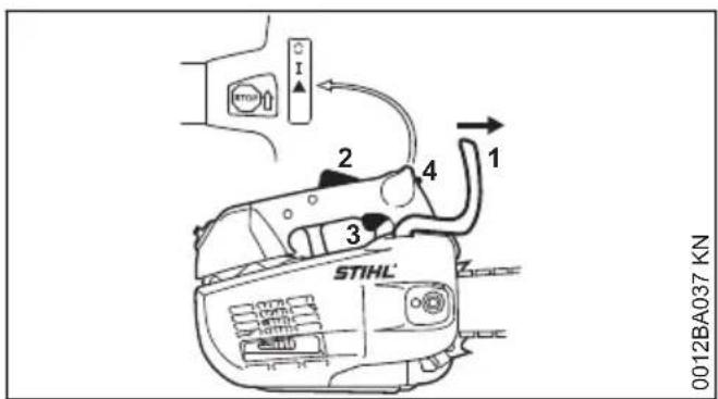 STIHL MS 201 TCM - Anwerfen - 2