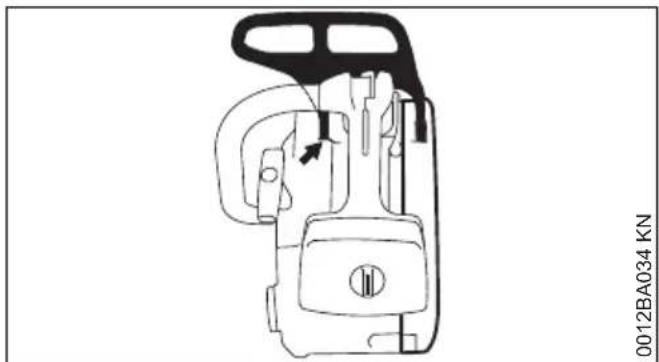 STIHL MS 201 TCM - Applicare la catena - 4