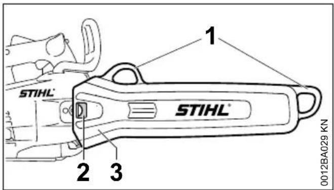 STIHL MS 201 TCM - Verliersicherer Kettenschutz - 1