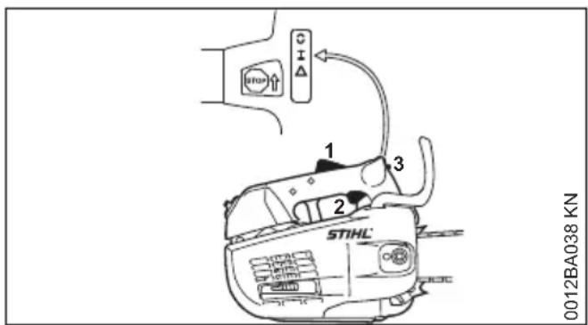 STIHL MS 201 TCM - Dès que le moteur tourne - 1