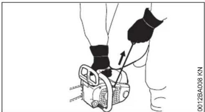 STIHL MS 201 TCM - Anwerfen - 1
