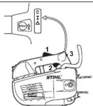 STIHL MS 201 TCM - Non appena il motore parte - 1
