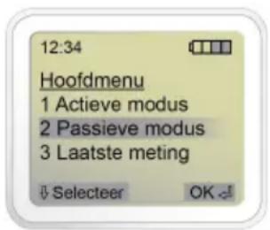 Envitec AlcoQuant 6020 - Meting in de passieve modus (menu-item 2) - 1