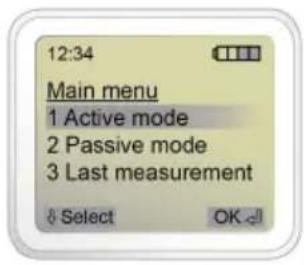 Envitec AlcoQuant 6020 - Start active mode measurement - 1