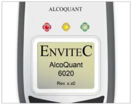 Envitec AlcoQuant 6020 - → Tenere premuto il tasto per ca. 1 secondo - 1