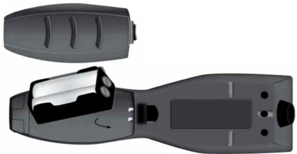 Envitec AlcoQuant 6020 - Sostituzione delle batterie - 1