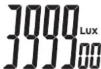 VOLTCRAFT MS200LED - B) effectuer une mesure de l'intensité de la lumière (lux/fc) - 1