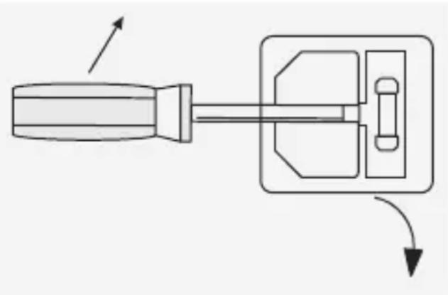 VOLTCRAFT DPPS6010 - a) Netzekering vervangen - 1