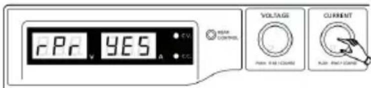 VOLTCRAFT DPPS6015 - b) Rückstellung der Speicherplätze (P1/P2/P3) auf Werkseinstellung - 4