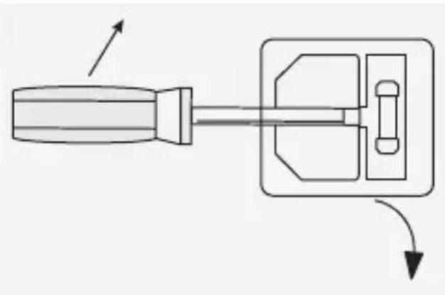 VOLTCRAFT DPPS6015 - a) Exchanging the fuse - 1