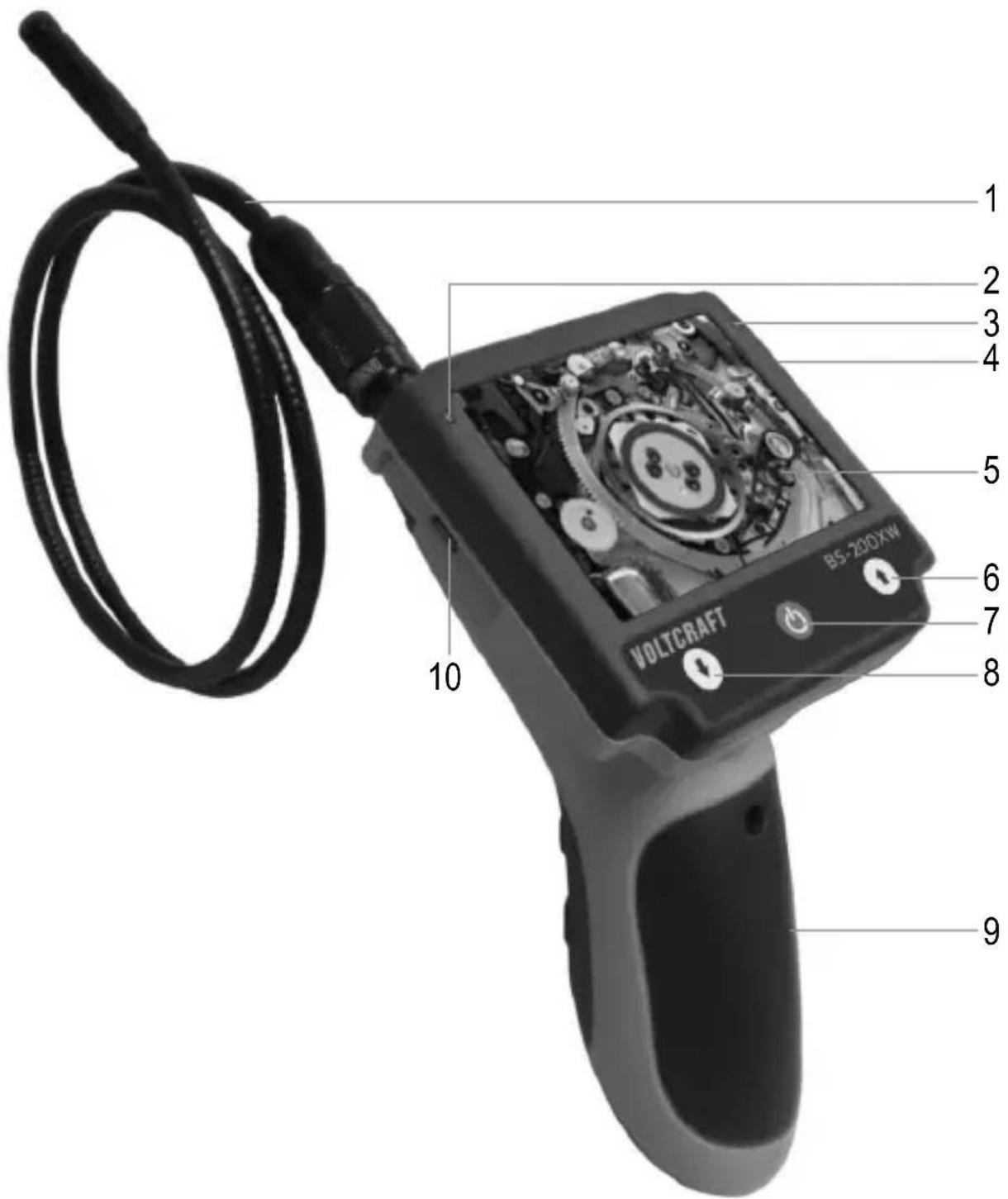 VOLTCRAFT BS200XW - Bedienelemente - 1