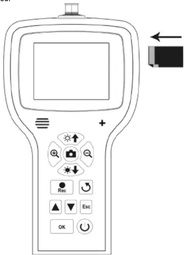 VOLTCRAFT BS1500T - c) Inserting the SDHC memory card - 2
