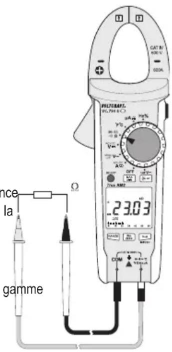 VOLTCRAFT VC750 E - Mesure de la résistance - 2