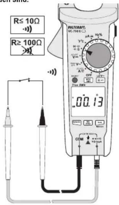 VOLTCRAFT VC750 E - Testen – Durchgang - 2