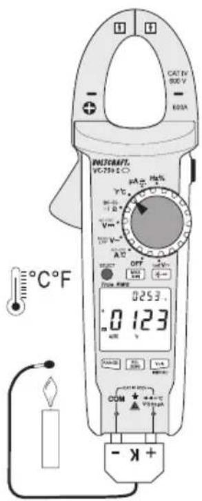 VOLTCRAFT VC750 E - b) Measuring procedure - 1