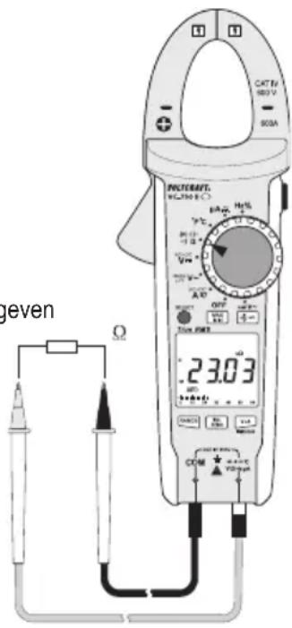 VOLTCRAFT VC750 E - Meten – weerstand - 2
