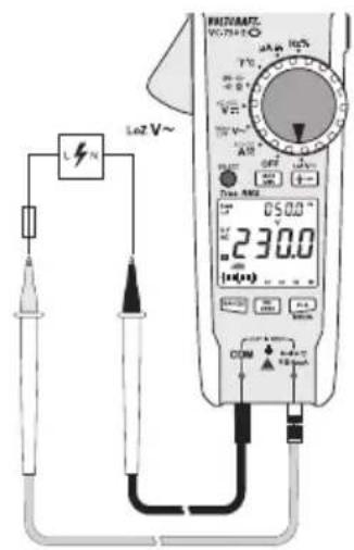 VOLTCRAFT VC750 E - f) LoZ-Wechselspannung - 2