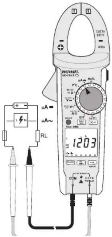 VOLTCRAFT VC750 E - b) Messvorgang - 1