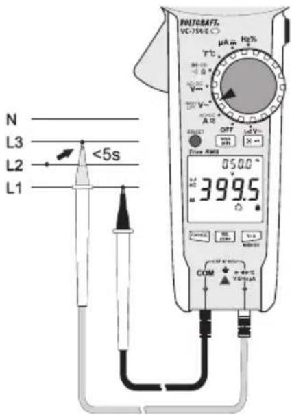 VOLTCRAFT VC750 E - c) Testing procedure - 2