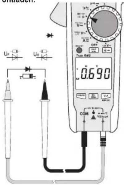 VOLTCRAFT VC750 E - Testen – diode - 2