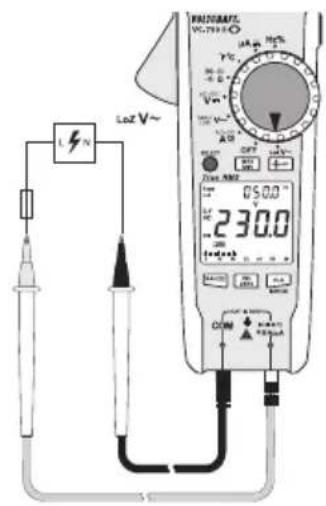 VOLTCRAFT VC750 E - f) Tension alternative LoZ - 2