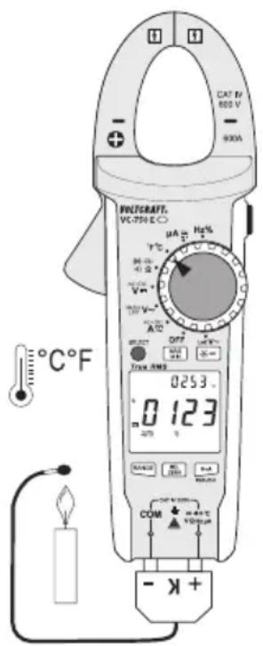 VOLTCRAFT VC750 E - b) Messvorgang - 1