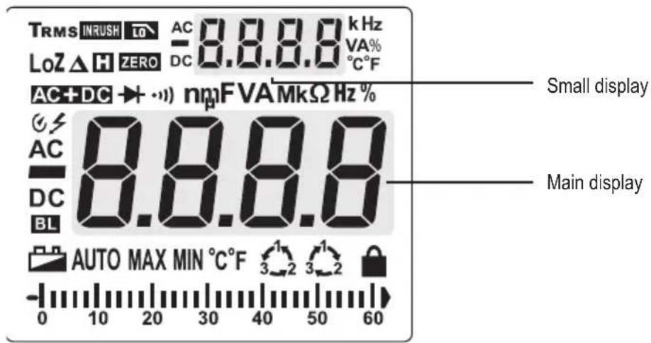 VOLTCRAFT VC750 E - Display and symbols - 1
