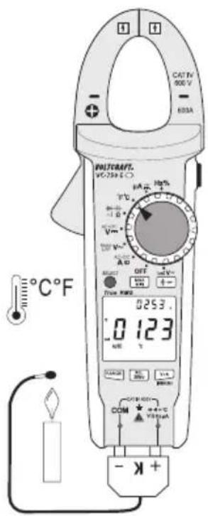 VOLTCRAFT VC750 E - b) Meetprocedure - 1