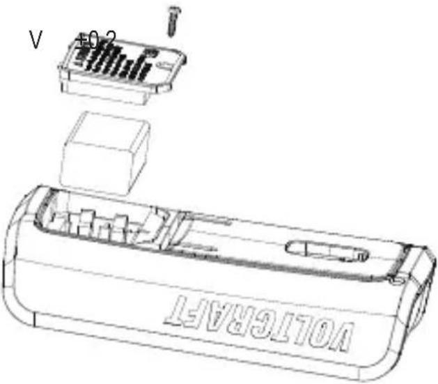 VOLTCRAFT VC151 - Insert / replace batteries - 2